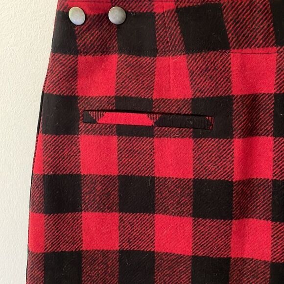 Pendleton Buffalo Plaid Wrap Skirt - Picture 4 of 8